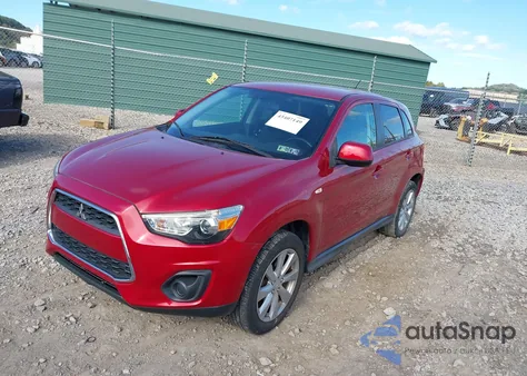 2015 Mitsubishi Outlander Sport Es из США, поврежденный, VIN 4A4AR3AU8FE056818